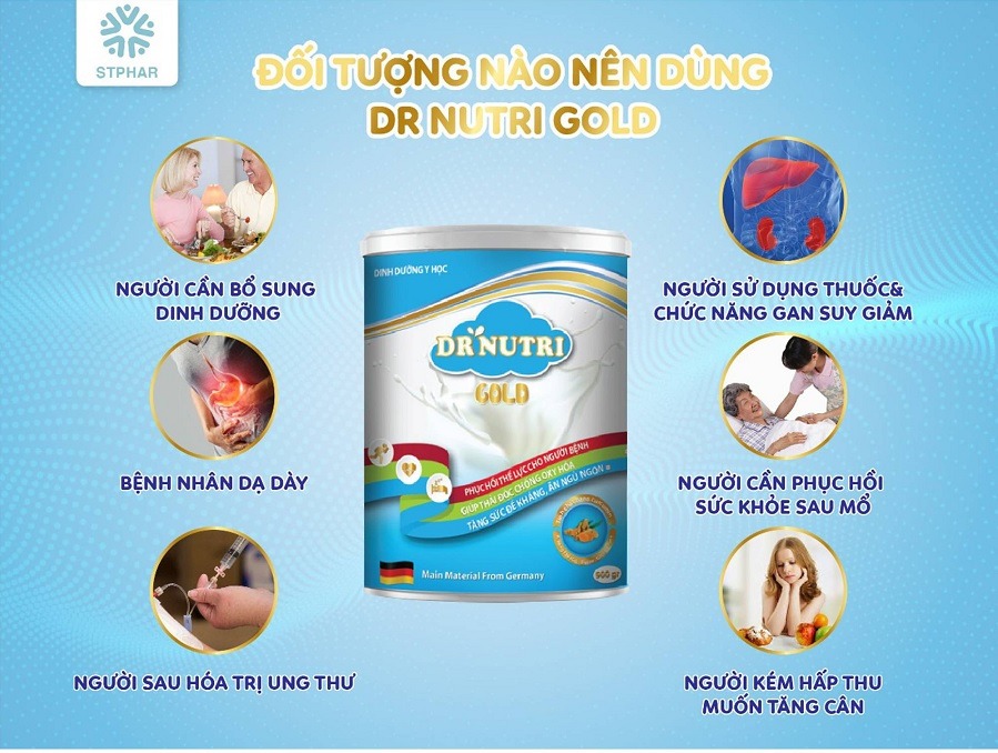 Sữa Nghệ Tăng Cân Dr. Nutri Gold