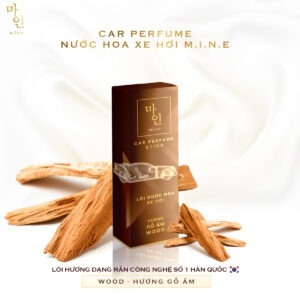Lõi nước hoa xe hơi Mine - Hương Gỗ ấm Mine Car Perfume Stick - Wood
