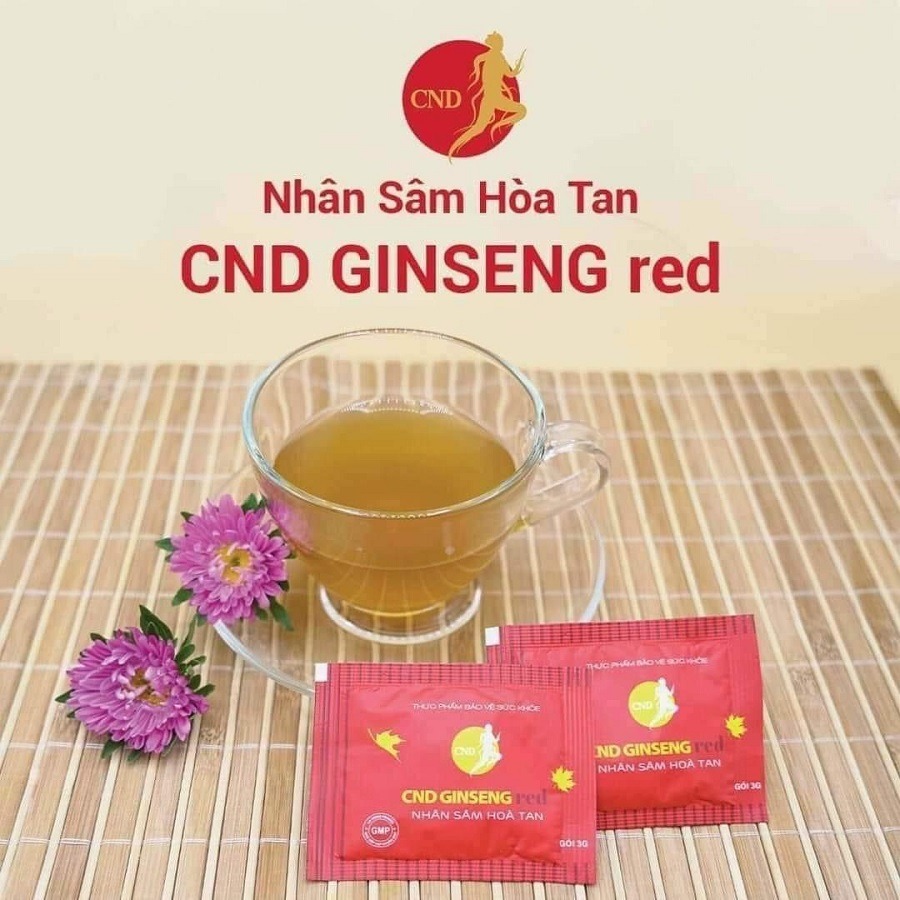 Nhân sâm hòa tan CND GINSENG Red Hộp 07 gói