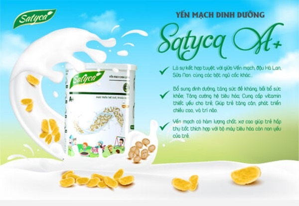 Sữa Yến Mạch Dinh Dưỡng Satyca A+