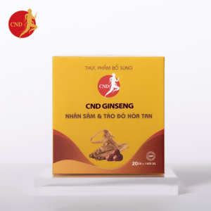 Thực phẩm bổ sung CND Ginseng nhân sâm và táo đỏ hòa tan (Kèm túi)