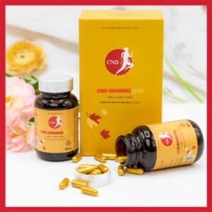 Viên Nhân Sâm – CND GINSENG gold – Lọ 60 viên