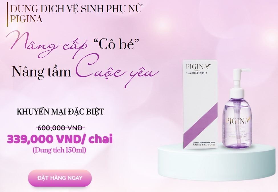 đặt mua dung dịch vệ sinh phụ nữ pigina