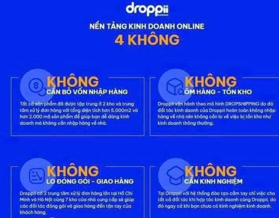 ưu nhược điểm của mô hình kinh doanh droppii