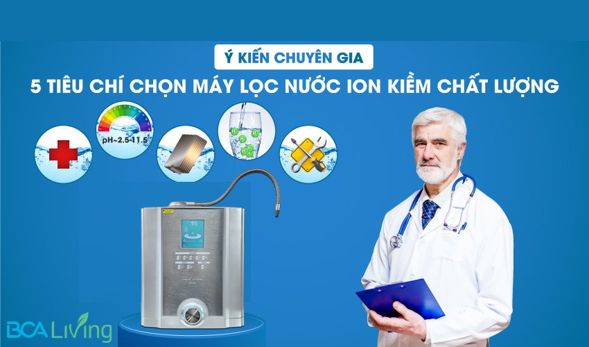 5 tiêu chí chọn máy tạo nước pi