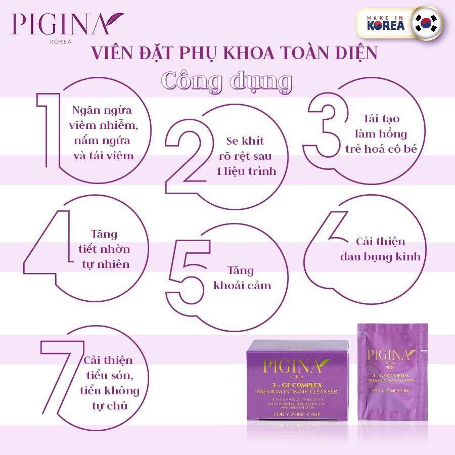 công dụng viên đặt pigina