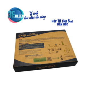 Hộp vi sinh lau chùi đa năng 3E Kleen (10 ống 5ml)
