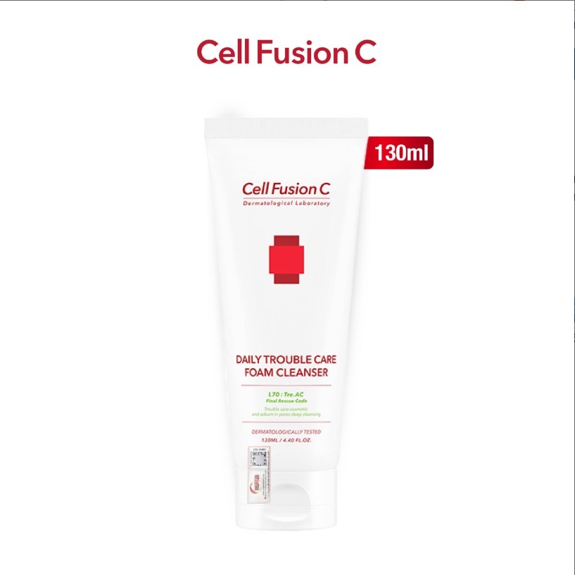 Sữa rửa mặt kiểm soát nhờn mụn Cell Fusion C Daily Trouble Care Foam Cleanser